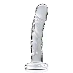 Steklen dildo Icicles No 62