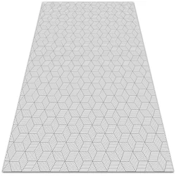 Decormat Vinil preproga Geometrijska kocka 140x210 cm