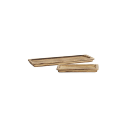 Komplet dekorativnih pladnjev Madam Stoltz 30 x 15 x 3/18 x 50 x 3 cm 2-pack