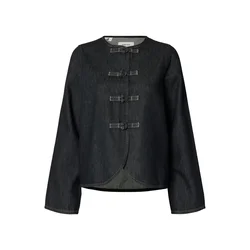 SELECTED Bluza SLWBARIA-BORA antracit