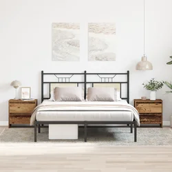 Noćni ormar s ladicama 2 pcs Staro drvo 45 x 34 x 44,5 cm