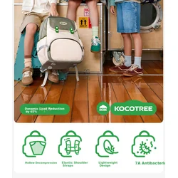Kocotree Školski ranac, 29 L, Krem