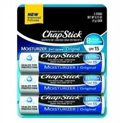 Vlažilni balzam za ustnice 2v1 Chapstick 3 x 4 g
