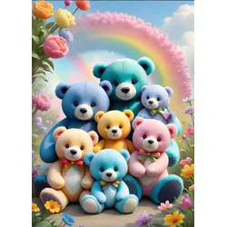 BlueBird - Puzzle Medvedki - 300 kosov