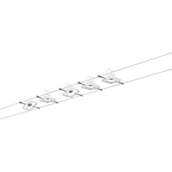 Paulmann 94134 - Komplet 5x GU5,3/10W sajlni sistem MAC 230V, beo