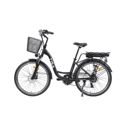 E-VOLUTION TISA Električni bicikl Travel Mini, 250 W, Crni