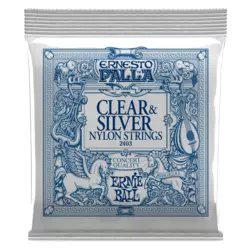 Ernie Ball 2403 Ernesto Palla Clear & Silver Nylon žice za klasičnu gitaru