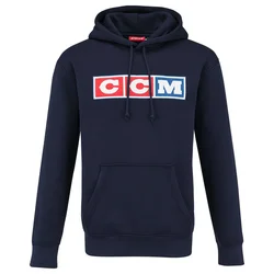 Moški pulover CCM Heritage Hood Navy M