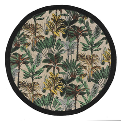 Douceur d intérieur  Preproge TAPIS ROND (0) 120 CM POLYCOTON IMPRIME BALINESIA  Večbarvna