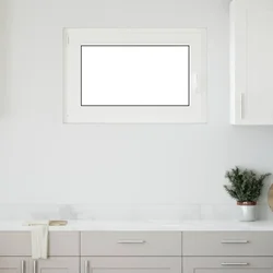 Prozor za podrum RISOR 90 x 70 cm PVC i staklo Bijela