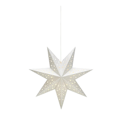 Markslöjd 704416 - Božićna dekoracija SOLVALLA 1xE14/25W/230V, srebrna, 45 cm