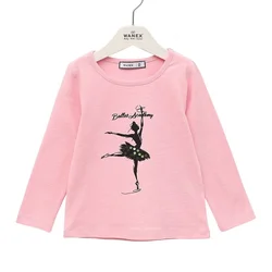 Wanex Majica dugih rukava za devojčice Balerina 32846, Roze