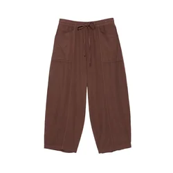 Pull&Bear Hlače čokolada