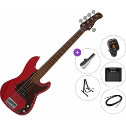 Sire Marcus Miller P5 Alder-5 Premium SET Red 5 strunska bas kitara