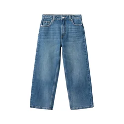 MANGO KIDS Kavbojke WIDEBOY modra