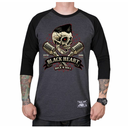 Majica moška - ELWIS - BLACK HEART - 9517