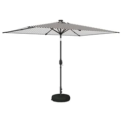 Suncobran za vrt s LED svjetlima i postoljem 200 x 300 cm