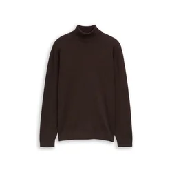TOM TAILOR Pulover temno rjava