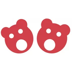 Matuska dena bear rings 160x27mm red