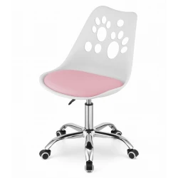 ModernHome Stolica PRINT, Roze-bela