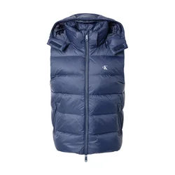 Calvin Klein Jeans Brezrokavnik temno modra