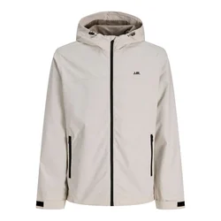 JJ Rebel by Jack & Jones jakna Logo sa kapuljačom za muškarce, bež, M