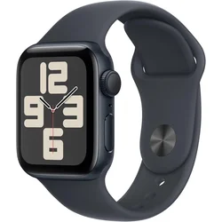 Apple Watch SE (2nd Gen) [GPS 44mm] Smartwatch with Midnight Aluminum Case with Midnight Sport Band M/L. Fitness and Sleep Trackers, Crash Detection, Heart Rate Monitor, Retina Display