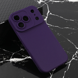 Maska za iPhone 17 Pro 63 mat Teracell Giulietta tamno ljubičasta