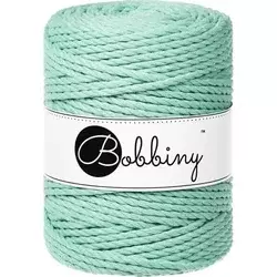 Bobbiny 3PLY Macramé Rope 5 mm 100 m Jelly Mint Vrvica