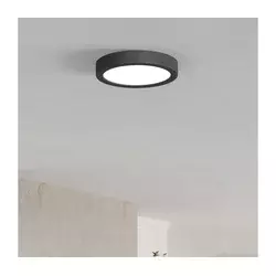 Eglo 901297-LED Stropno svetilo FUEVA LED/7,5W/230V 2700/4000/6500K prečnik 16,6 cm crna