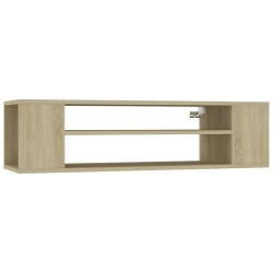 Vidaxl Viseča TV omarica sonoma hrast 100x30x26,5 cm iverna plošča