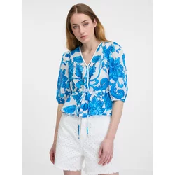 Blue womens patterned blouse ORSAY - Womens