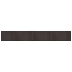 Vidaxl Preproga pravokotna temno rjava 70x500 cm bambus