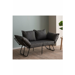 ATELIER DEL SOFA Sofa dvosed Viper 2 Seater Dark Grey