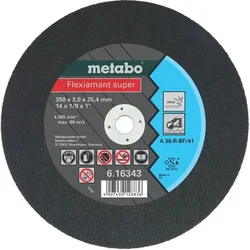 Rezna ploča O350x3x25.4mm za inox Flexiamant Super METABO