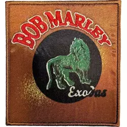 Bob Marley Exodus Lion Našitek za šivanje 9 x 10 cm