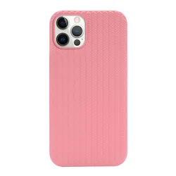 Maska Knit za iPhone 12 Pro Max, Roze