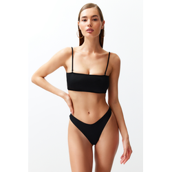 Trendyol Black Thong Bikini Bottom