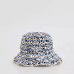 Reserved - Pleteni bucket šešir