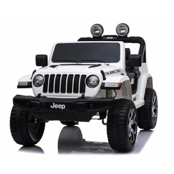 BabyCAR 12V Jeep WRANGLER RUBICON bel - otroški električni avto