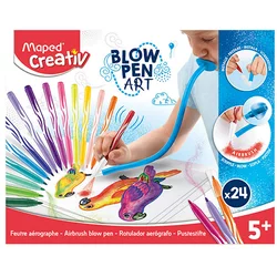 slomart Napihljivi markerji ustvarjalni markerji umetniški set Crative 24 kosov. Maped