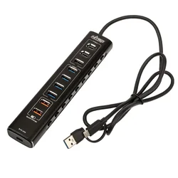Nitro concepts uh1 hibrid usb hub 10 portova ( 094-0013 )