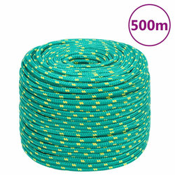 Brodski konop zeleni 8 mm 500 m od polipropilena