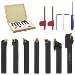 12-dijelni set izmjenjivih alata za tokarenje 8 x 8 mm 60 mm