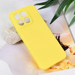 Maska za Honor X8c Teracell Soft Velvet žuta