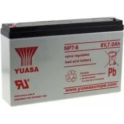 POWERY YUASA Ersatz-Akumulator 6V 12Ah za Köderboot Baitbott Boot Futterboot