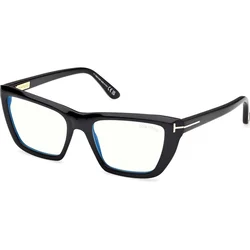 Tom Ford Blue Block Muški/Ženski okvir za dioptrijske naočare 0FT6047-B 154, Crni