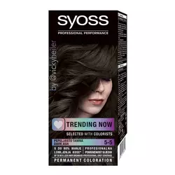 Syoss Color 5-5 pepeljasto tamna farba za kosu