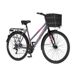 Bicikl City Visitor CRX City 28 Alu 21 Disk Dupli 18 Brzina 167-192cm (L/Xl) Sivi Perla Uv Sjaj