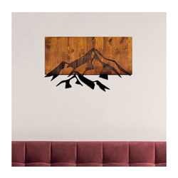 Aberto Design Zidna dekoracija Dag 1, 36x58 cm, Smeđe boje